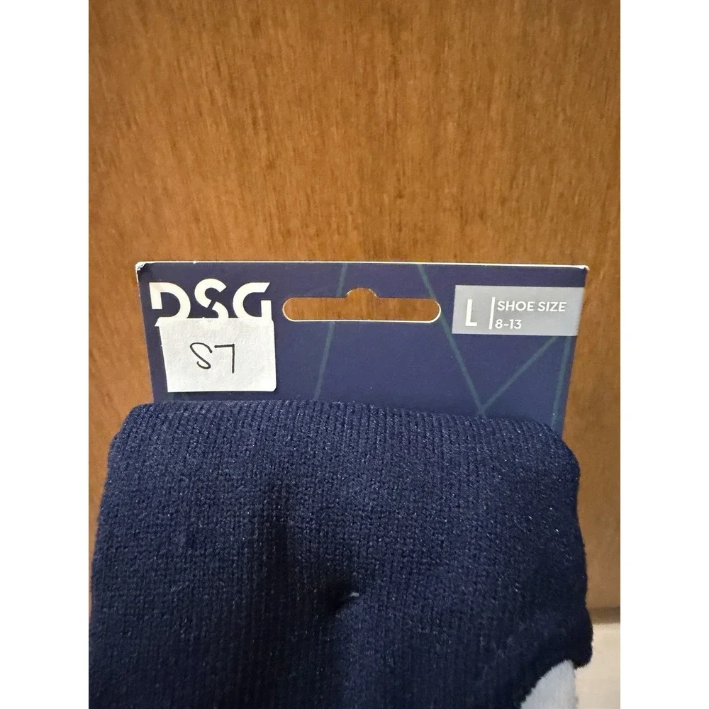 DSG Stirrup Socks and Sanitary Baseball/Softball Socks Combo Pack Sz L Navy 8-13
